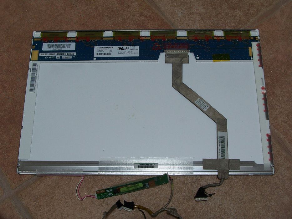 Chunghwa CLAA154WB03A ecrã portátil LCD 15.4" LCD CCFL inverter 30PIN