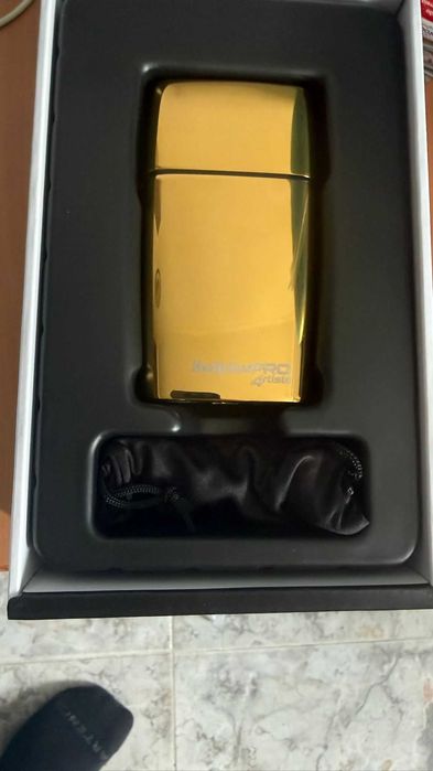 Babyliss Pro Foilfx02 Gunsteel Maquina de Barbear Dourada