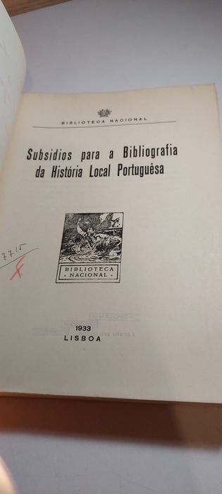 Subsidios para a Bibliografia da História Local Portuguesa (1933)
