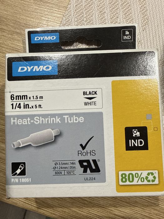 DYMO Rhino Heat-Shrink Tube rurka termokurczliwa