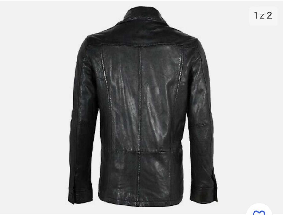 Męska kurtka skórzana Gipsy czarna