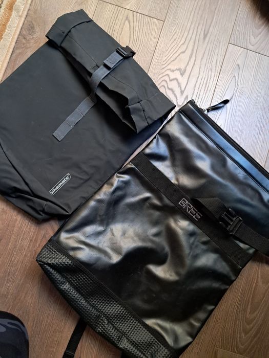 Bikemate Велосумка- рюкзак с дождевиком прорезиненный