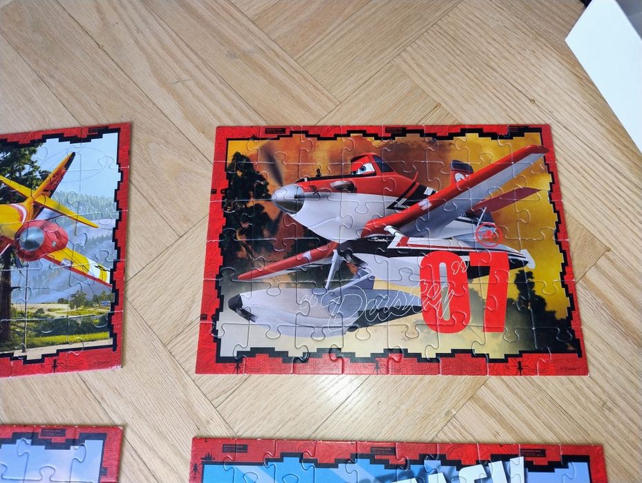 Puzzle samoloty 4 w 1