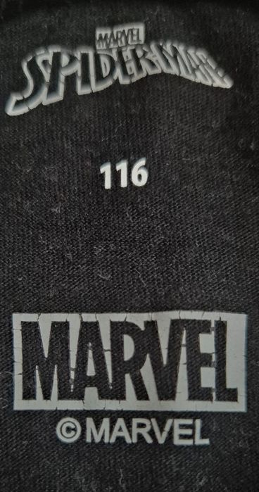 Zestaw komplet spiderman bluza i bluzka z długim rękawem 110