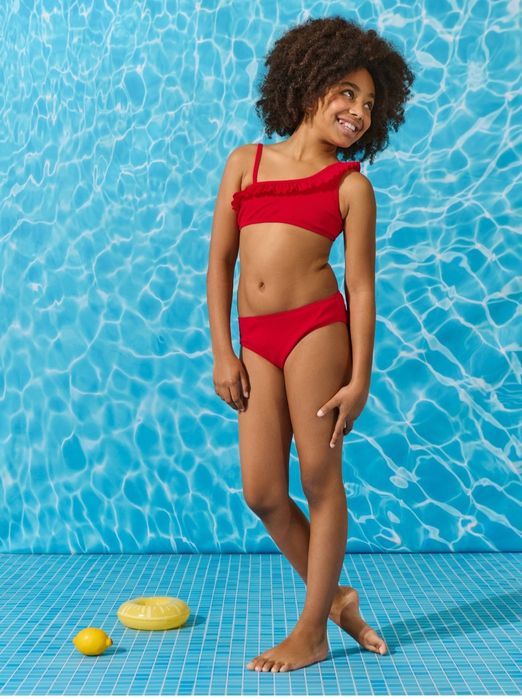 Купальник в рубчик на 10-12 років 146/152