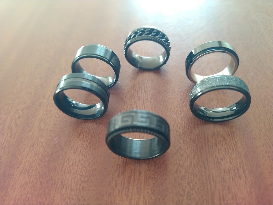 Conjunto de seis anéis de vários design NOVOS