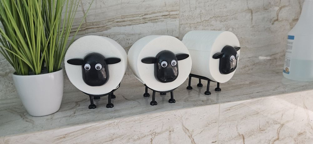 Stojak na papier toaletowy baranek shaun