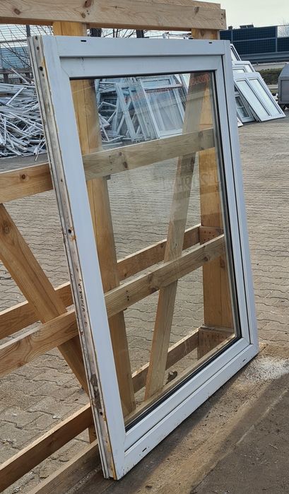 OKNA Używane 124X142 OKNO KacprzaK Plastikowe PCV Białe Lider Okna OLX