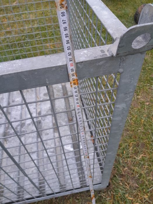 Kosz skrzynia na podnosnik, skrzyniopaleta