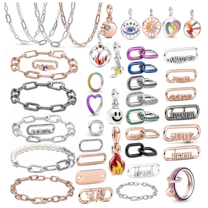 Pandora Pulseiras, Colares, porta-chaves, entre outros