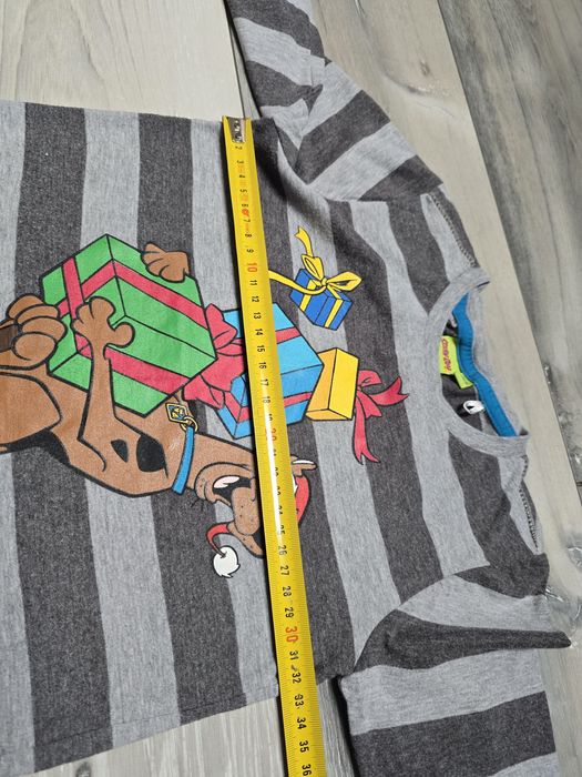 Scooby Doo koszulka bluzka z długim rękawem chłopięca rozmiar 110 świąteczna