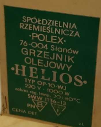 Elektryczny grzejnik olejowy