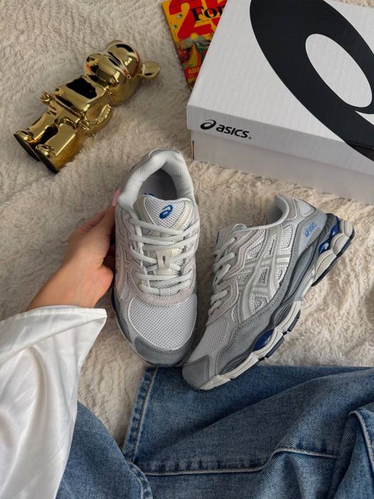 Кросівки Asics Gel-Nyc Gravel Grey•Асікс Гель-Нюк (білі,сірі),asics
