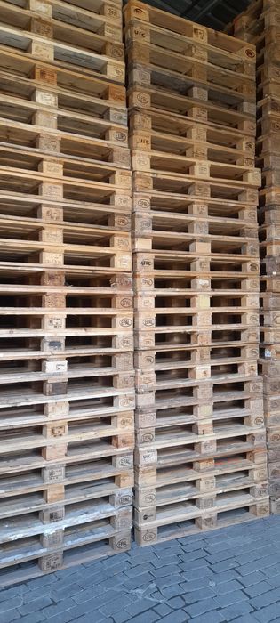 Paletes usadas selecionadas