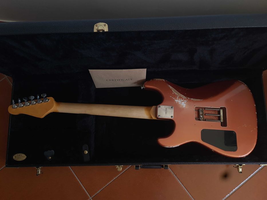 Guitarra elétrica Friedman Cali Aged Copper 2018 USA Custom HH