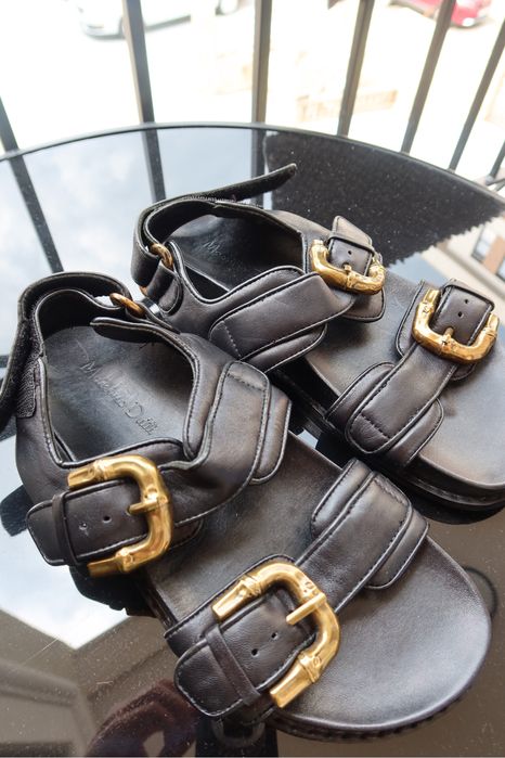 Кожаные босоножки Massimo dutti