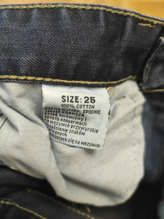 Chłopięce spodnie jeansowe 70cm pas