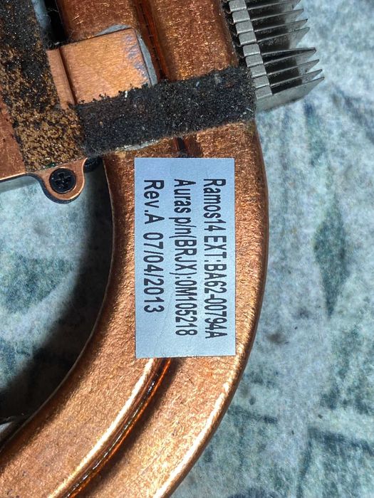 Wentylator + układ chłodzenia Samsung NP450R5E