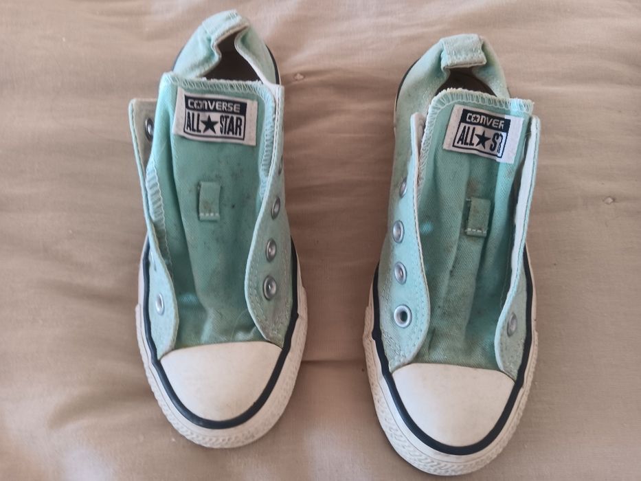 Ténis All Star verde água como novos n⁰36,5