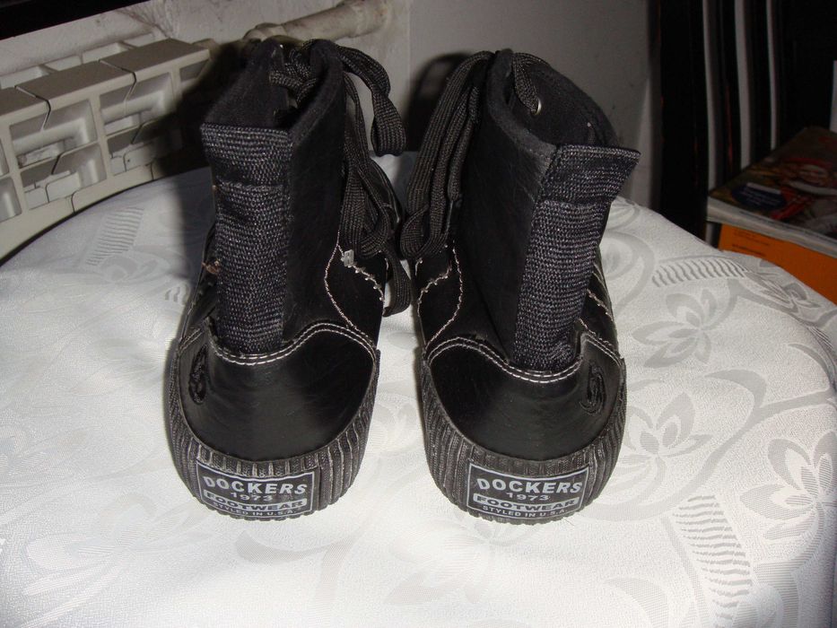 Buty  - Męskie  Czarne  Rockowe ,,, 43