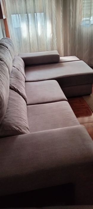 Sofá 2 lugares + chaiselong