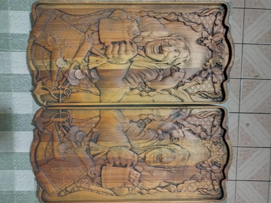 Деревянные нарды ручной работы