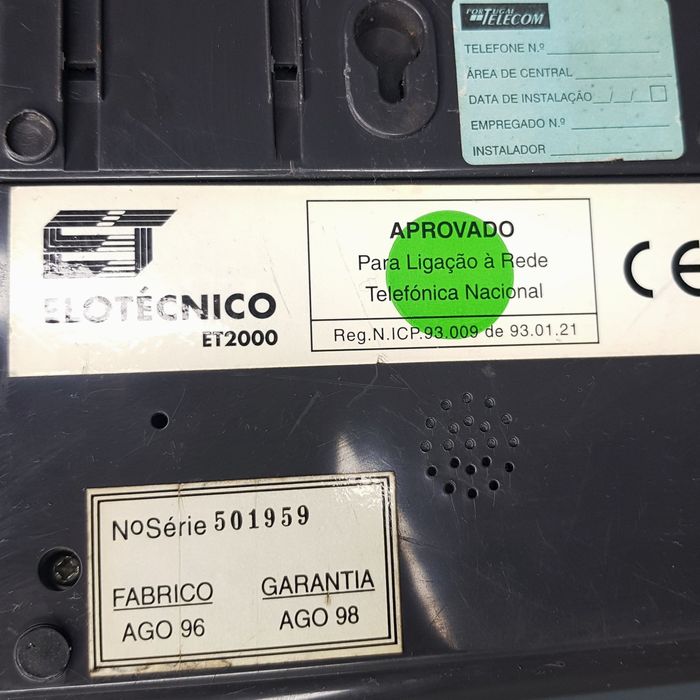 Telefone com fio da marca Elotecnico