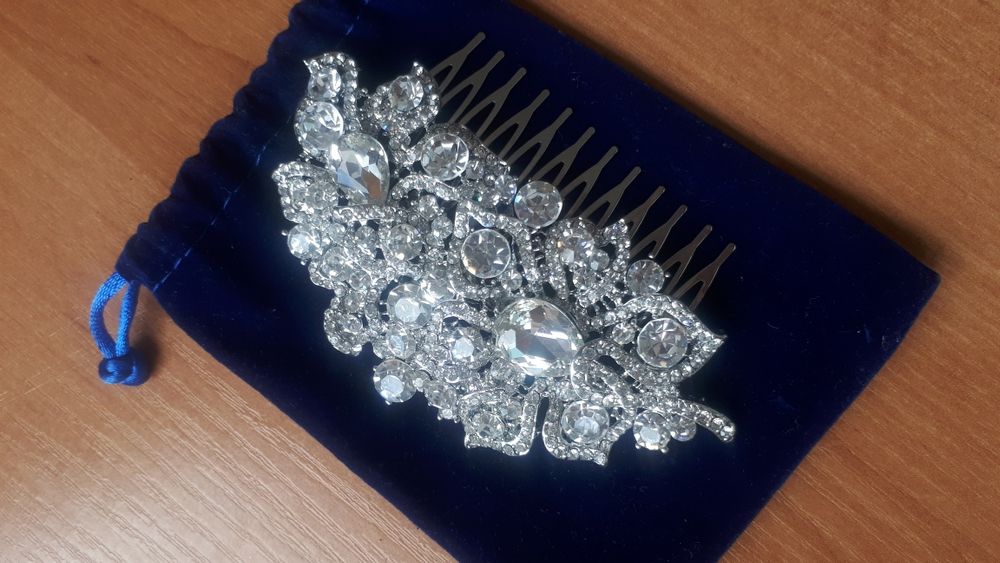 Ozdoba do włosów grzebień ślub wesele