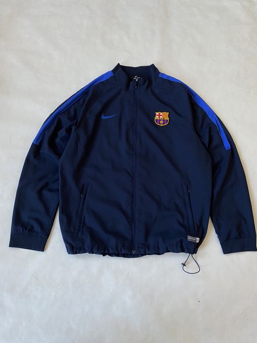 Nike FC Barcelona Vintage Nylon Track Zip Jacket олимпийка худи