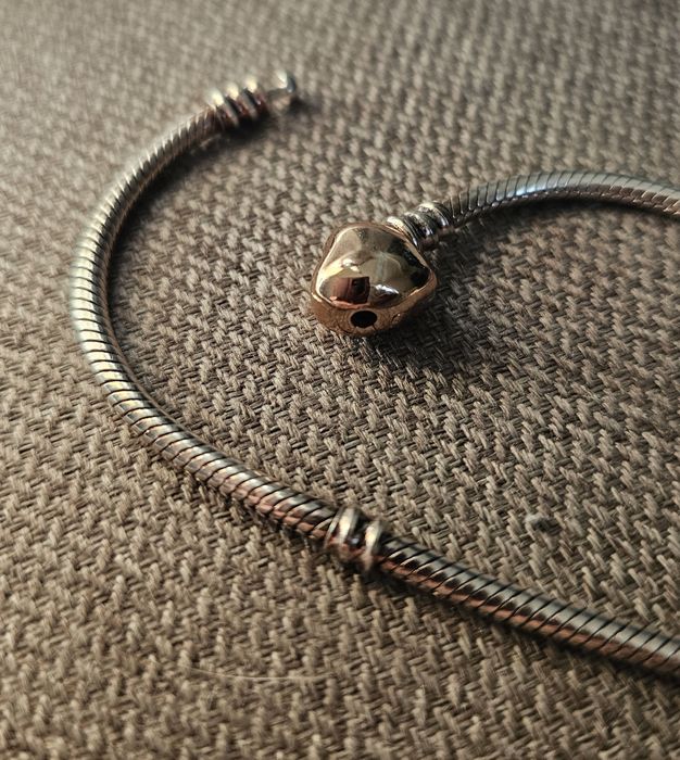 Bransoletka srebrna Modułowa do zawieszek charms srebro s925