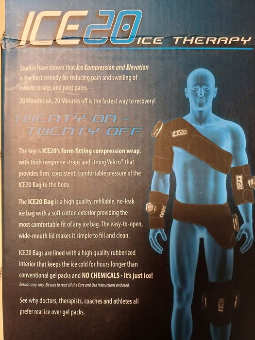 Saco para terapia de gelo (cotovelo/joelho pequeno) - NOVO