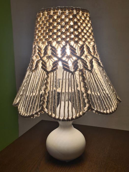 Lampka makrama handmade