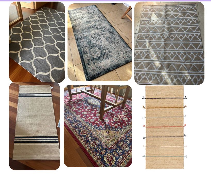 Tapetes variados - vamos mudar!