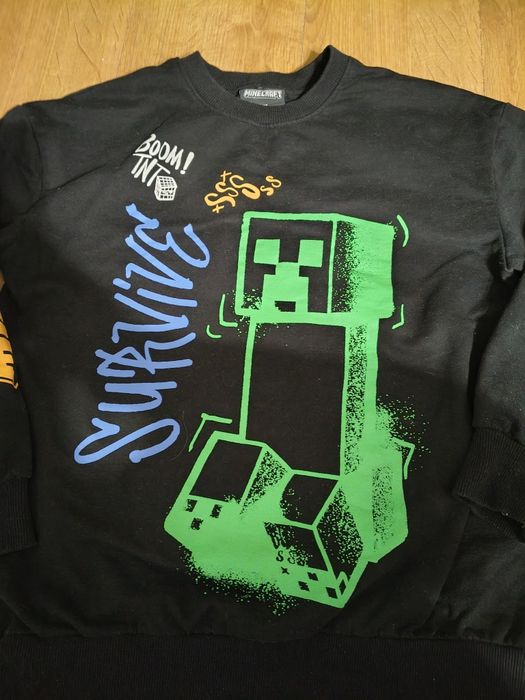 Bluza Minecraft czarna