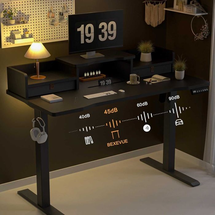 Nowe biurko elektryczne / blat / stół / 120x60cm / BEXEVUE !A1769!