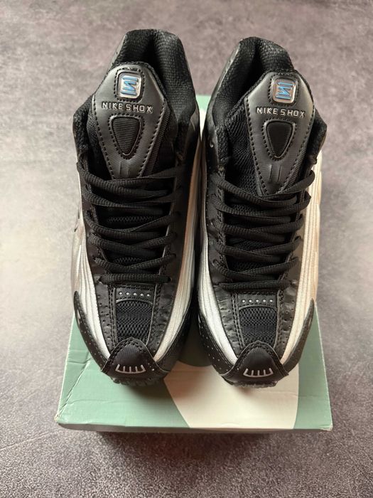‼️Кросівки Nike Shox R4 Light Grey Blue Black