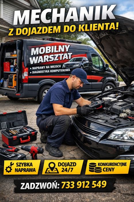 Mechanik z dojazdem do klienta / Diagnostyka komputerowa