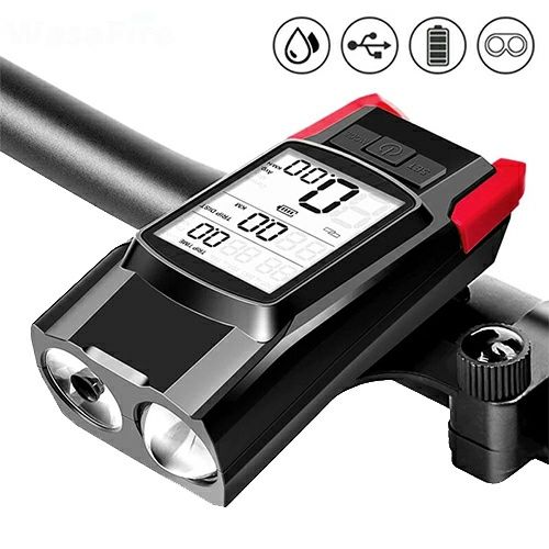 Велофара фара велосипедная звонок велокомпьютер выносная кнопка