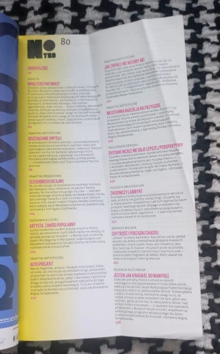 Notes na 6 tygodni - magazyn kulturalny nr. 80