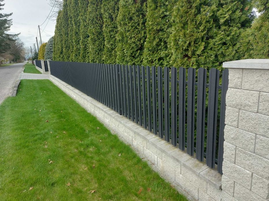 Sztachety Sztachetki Metalowe Panele 11.5cm-12.4cm Producent/Dostawa