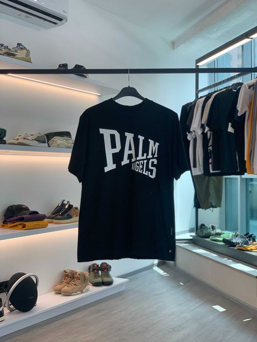 Футболка PALM ANGELS College T-shirt Black