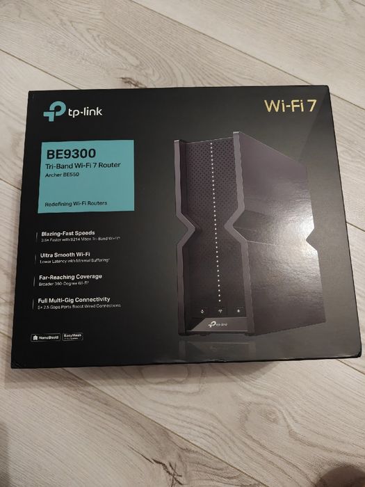 Router TP-LINK Archer BE550 BE9300 WIFI7 5GHz 6GHz TriBand Mesh Access Point
