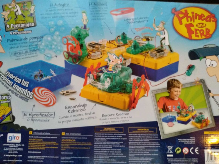 NOVO! Jogo Ciência Phineas e Ferb - Factorinator Experiências Didático