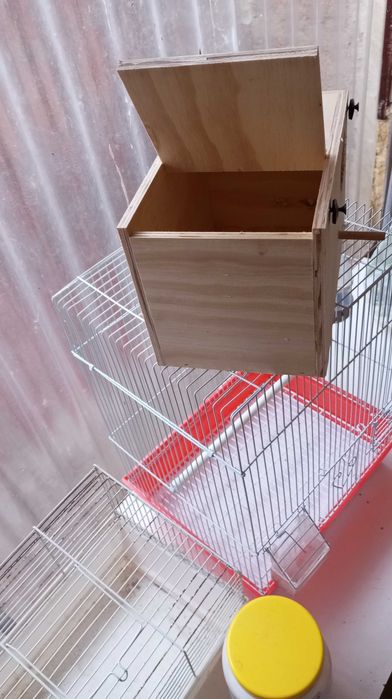 Conjunto de gaiolas de criação