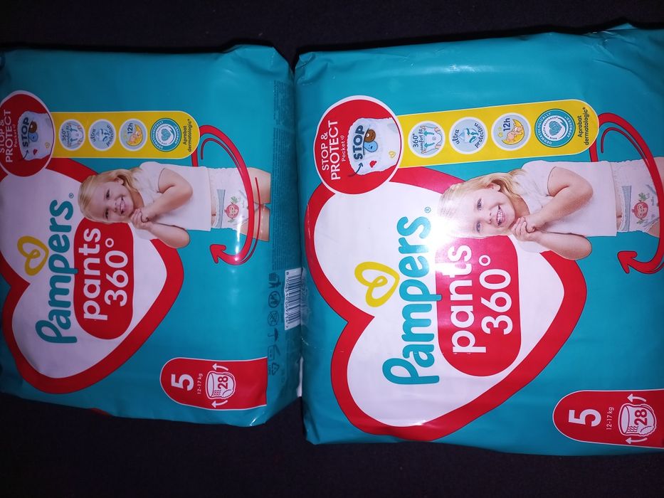 Pampers pants 360° stop&protect rozmiar 5 pieluchy super jakośc