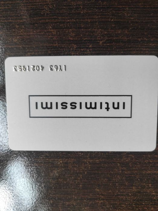 Подарунковий сертифікат магазину Intimissimi