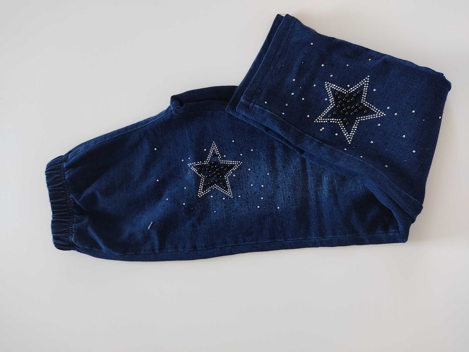 Calças treggins para menina