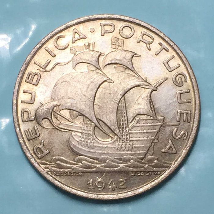 10 Escudos 1942 - prata - R A R A