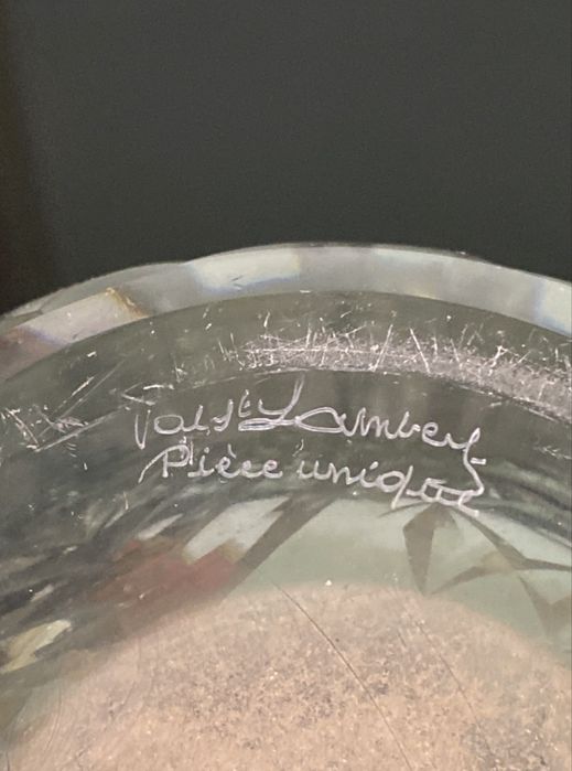 Vaso Val Saint Lambert Peca Uniqua