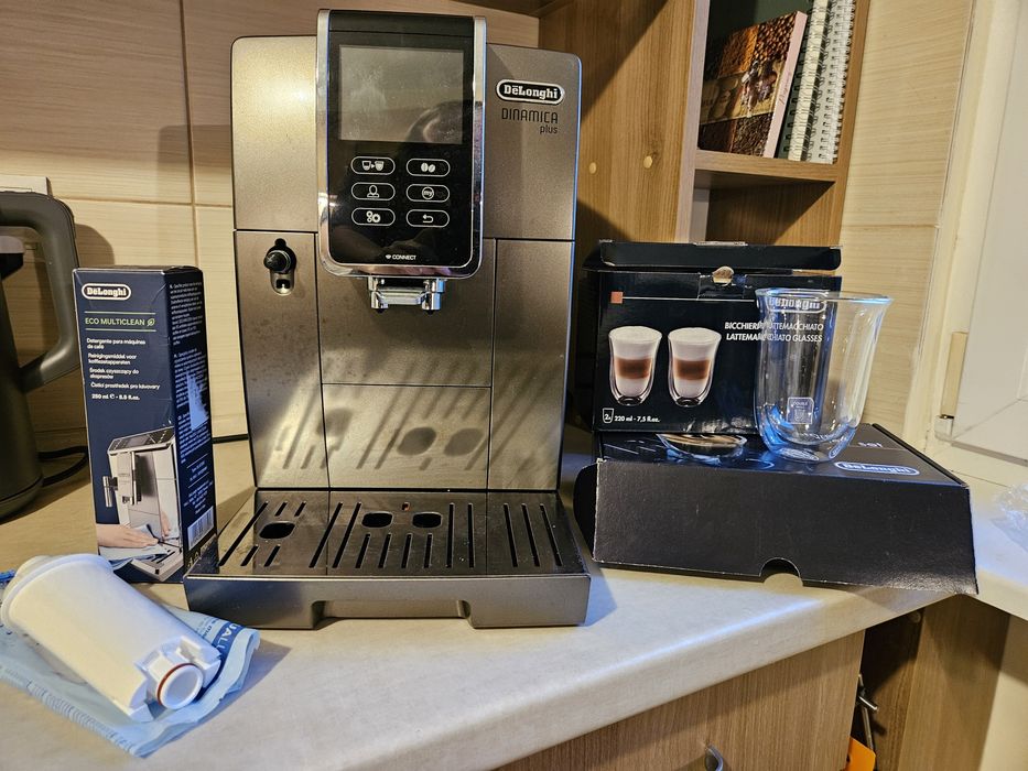 Ekspres DeLonghi Dinamica Plus. Zadbany